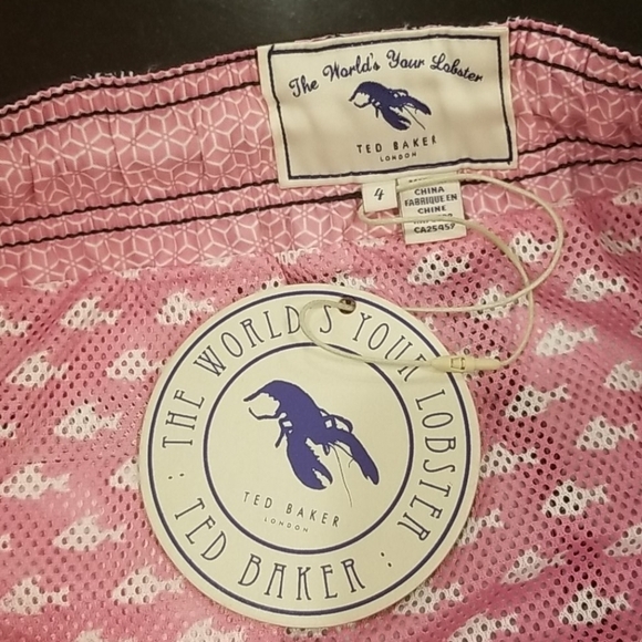 💕TED BAKER💕 Flamez All Over Printed Swim Shorts - Picture 14 of 16